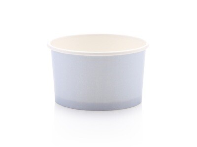 Tub Ice Cream Vintage 150ml -  Pastel Grey (50pc)