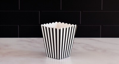 Box Popcorn Mini Black  5 x 5 x 10 cm (each)