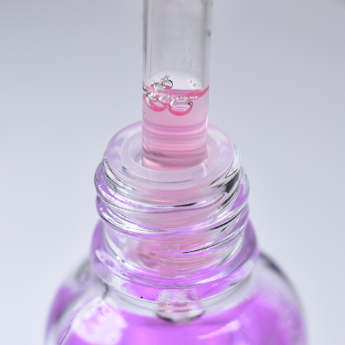 Clear Glass Bottle Dropper 30ml - Pipette 18x84mm Silver &amp; White