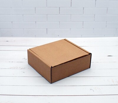 Box Corrugated Shipping - 150 x 140 x 55 mm Kraft (ea)