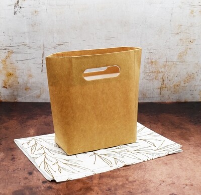 Paper Bags Opol Mini Brown 235 x 75 x 200 mm (ea)