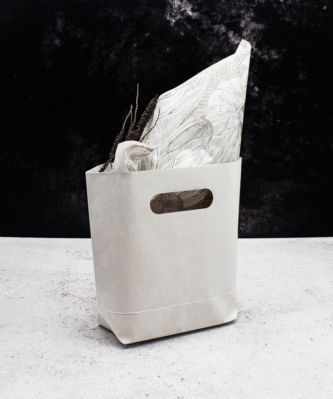 Paper Bags Opol Mini White 235 x 75 x 200 mm (ea)