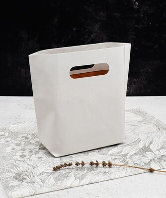 Paper Bags Opol Mini White 235 x 75 x 200 mm (ea)