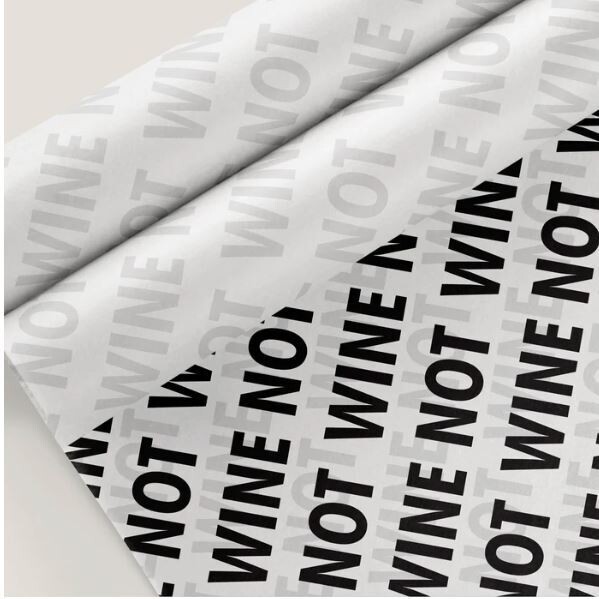 Tissue Paper - Wine Not - Black on White (Qty 5)