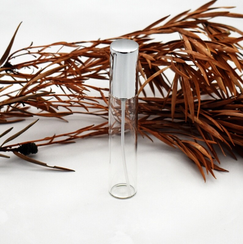 Clear Glass Pen Sprayer 15 ml - Silver