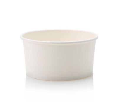 Paper Salad Bowl White 32oz (945ml) (Qty45)