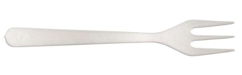 Compostable PLA Mini Fork 100mm White (Qty100)