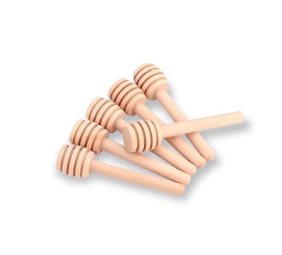 Wooden Honey Dipper Small 10cm (ea)