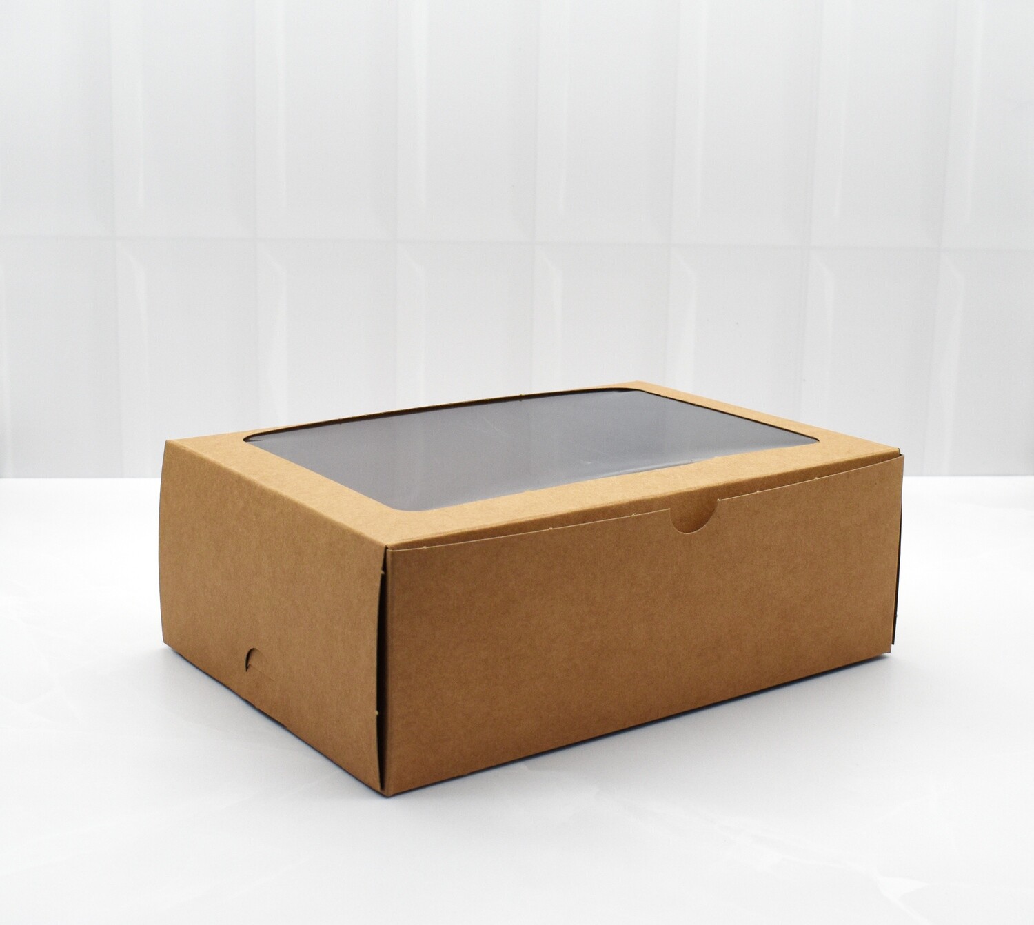 CupCake 6 Cup Box Window Kraft (ea)