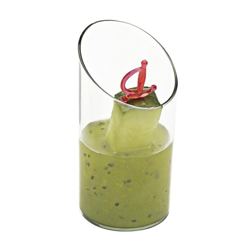 Catering Transparent Truncated Tube 80 ml (10)