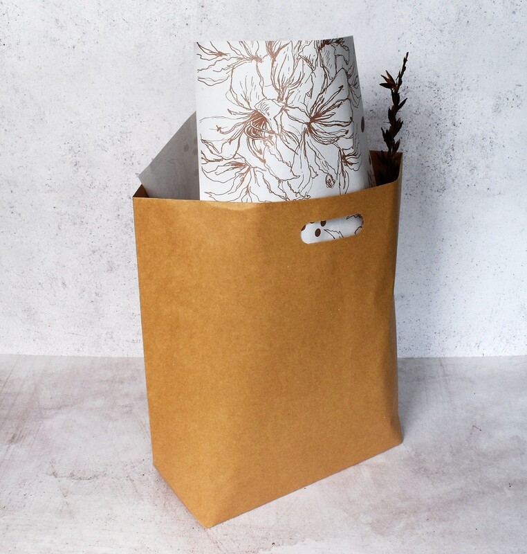 Paper Bags Opol Medium Brown 460x150x405mm (ea)