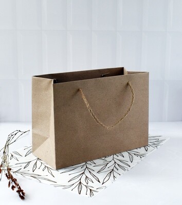 Tiny Rope Handle Paper Bag Kraft each