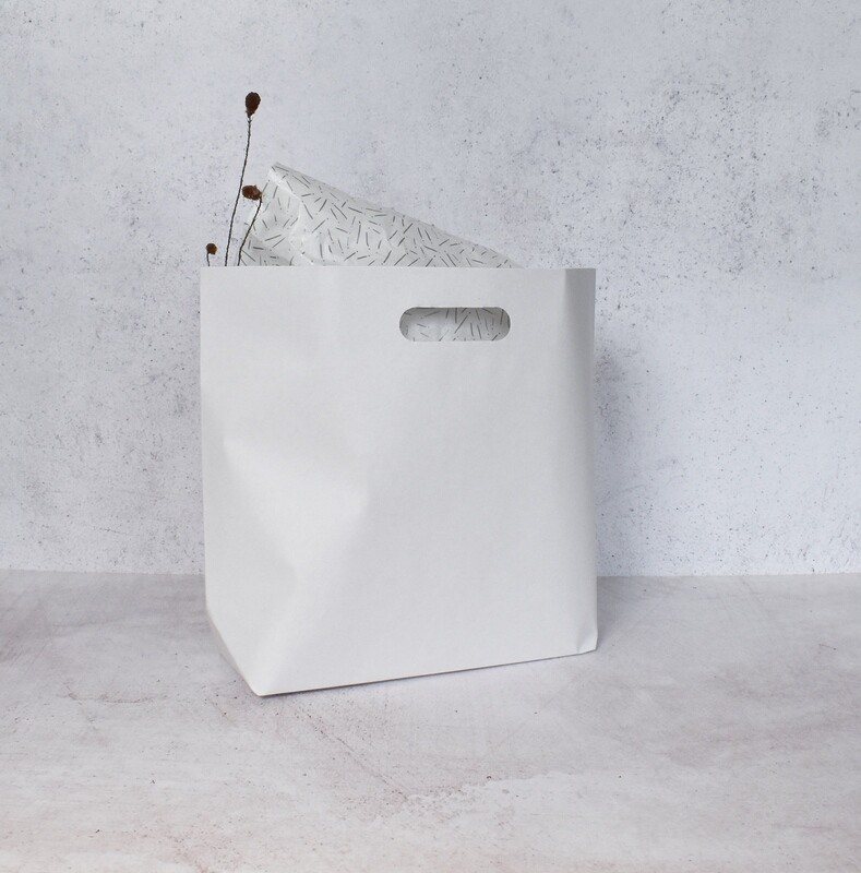 Paper SS Bags Opol Small White 385x110x305mm