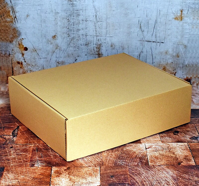 Box Corrugated Bulk Box 12 Muffin Kraft 380 x 300 x 111 mm (ea)