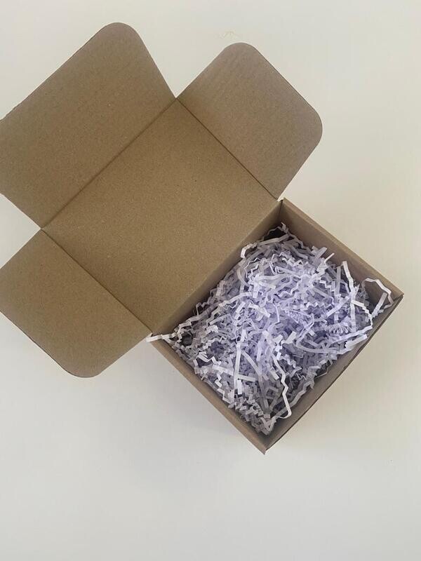 Shredded Crinkle Cut Paper 100g - White (ea)