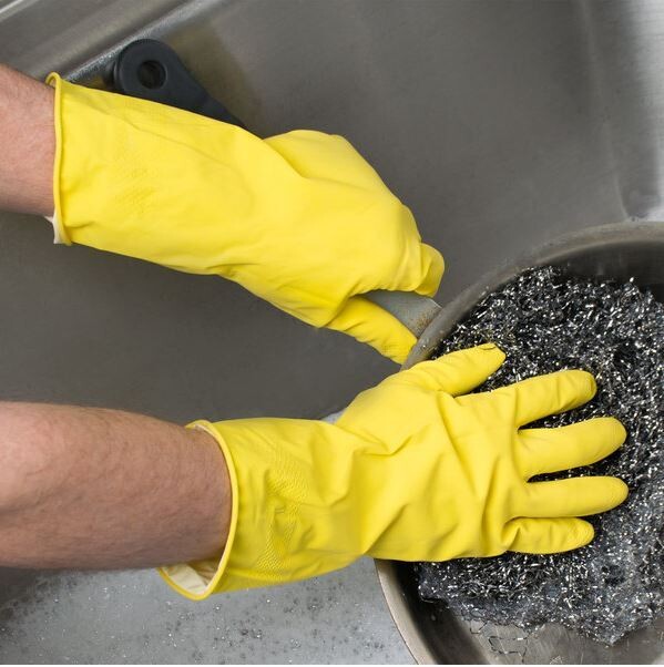 Household Gloves Yellow (Pair)