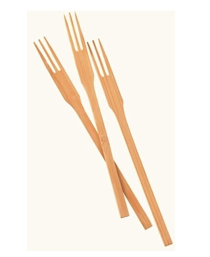 Bamboo Fork 3 Prongs 12cm (100)