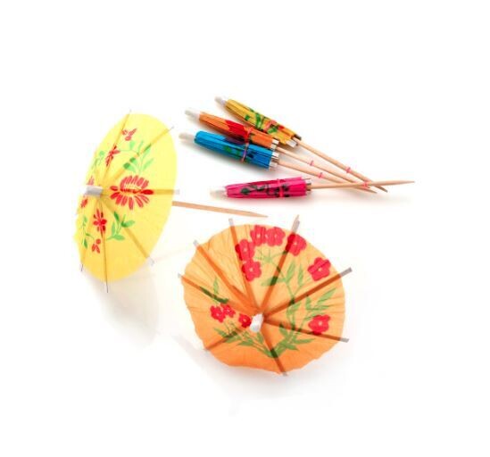 Bamboo Cocktail Umbrella Picks (Qty 144)