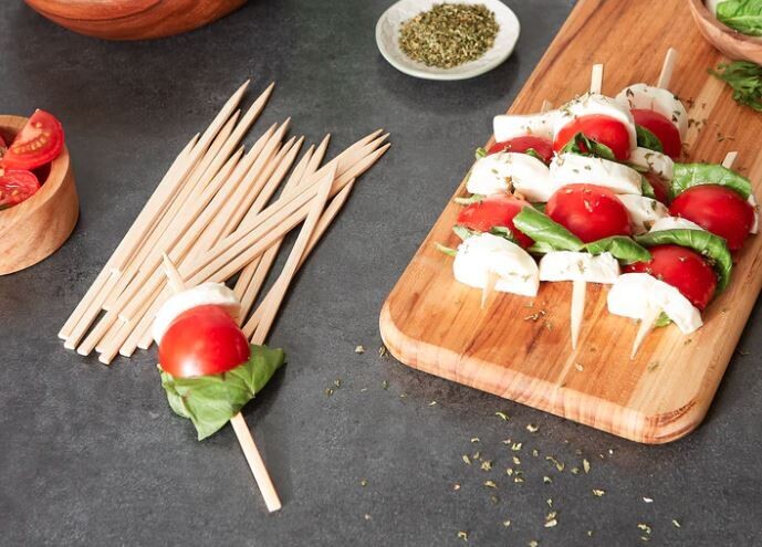 Bamboo FLAT Skewer 15cm (Qty 100)