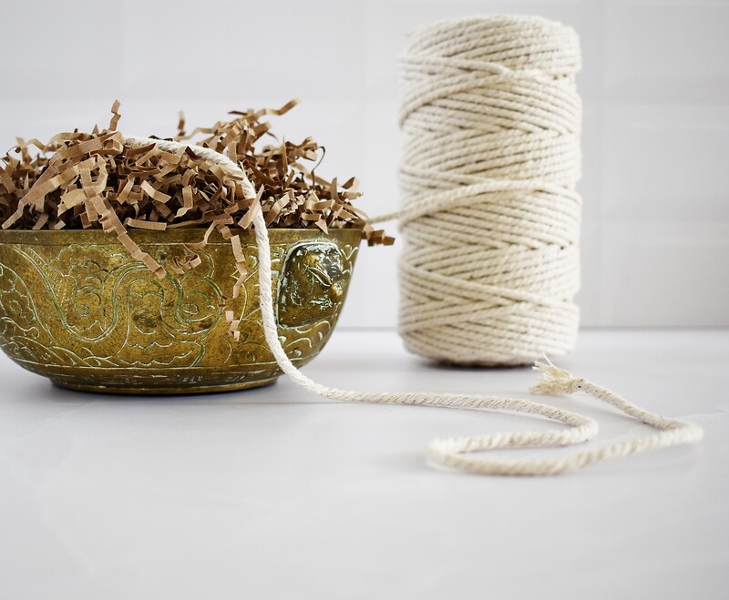 Cotton Twine 3mm 306 x 500g - 114 meters (each)