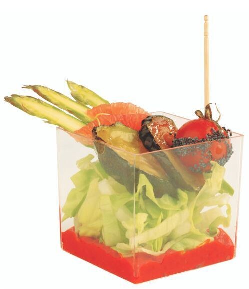 Catering Clear Cube 160 ml 55x55x55 mm (Qty 20)