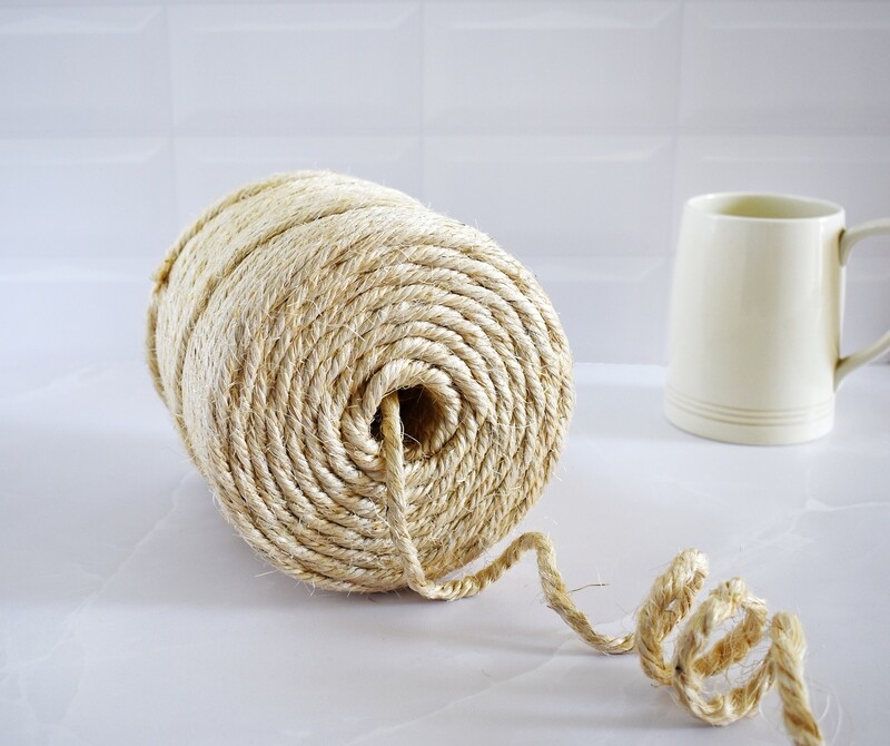 Sisal Dry Twine 4 Ply 5.5 mm x 120 m (2kg)