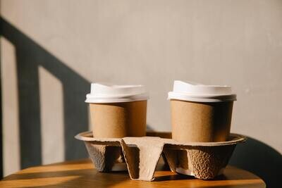 Coffee Cup Carrier 2 Div (Qty 60)