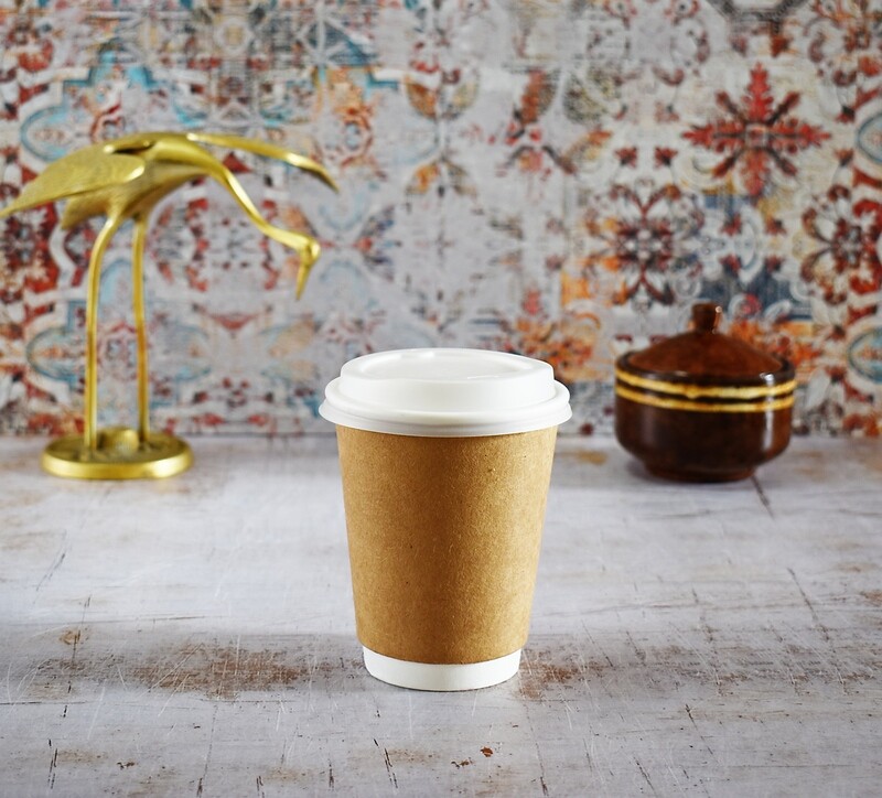 Coffee Cup Double Wall "BioCup" 350 ml Kraft (50)