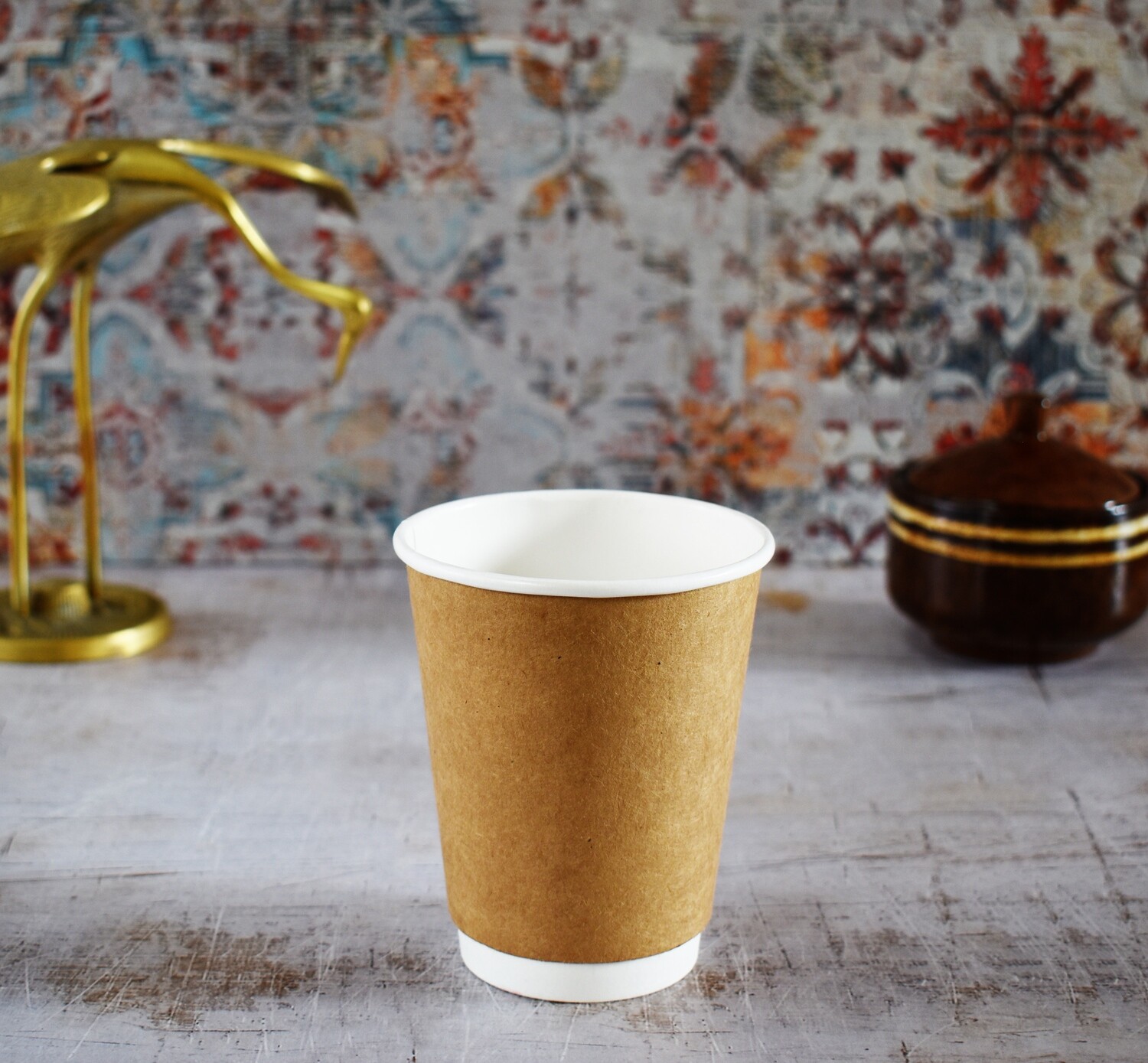Coffee Cup Double Wall &quot;BioCup&quot; 350 ml Kraft (50)