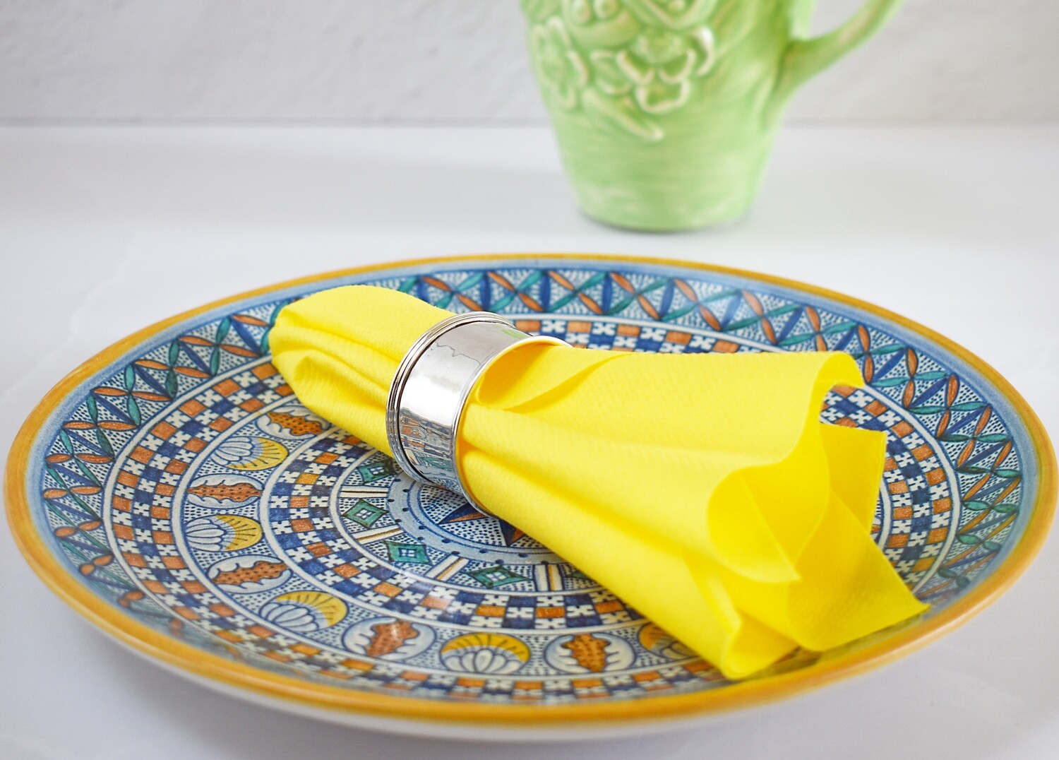 Napkins Airlaid Slimcut Yellow 20 x 40 cm (Qty 50)