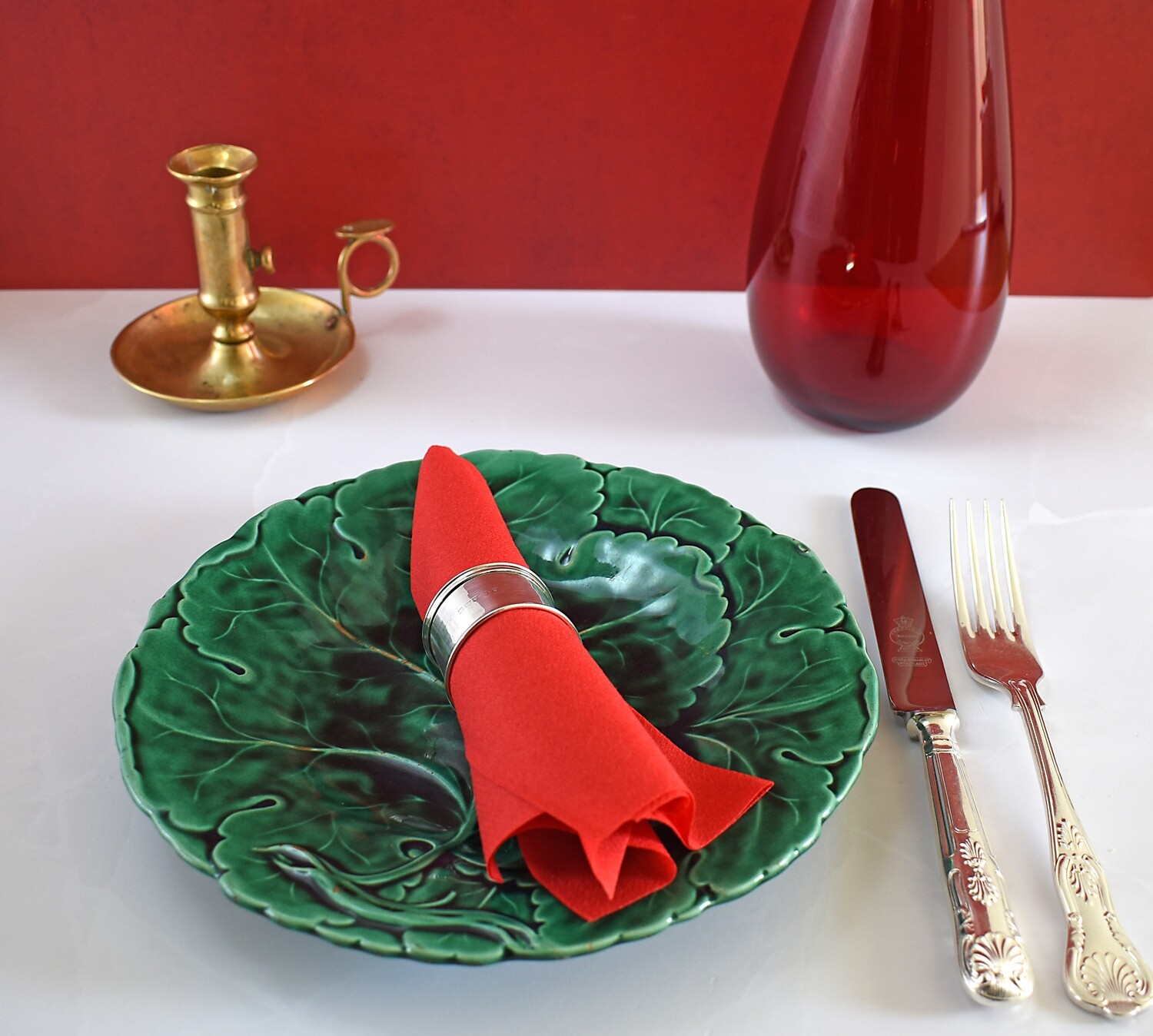 Napkins Airlaid Slimcut RED 20 x 40 cm (Qty 50)