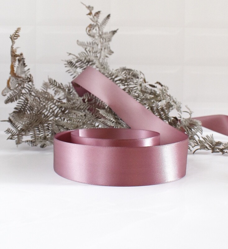 Satin Ribbon Luxury Stone 40 mm x 30 m (double faced)