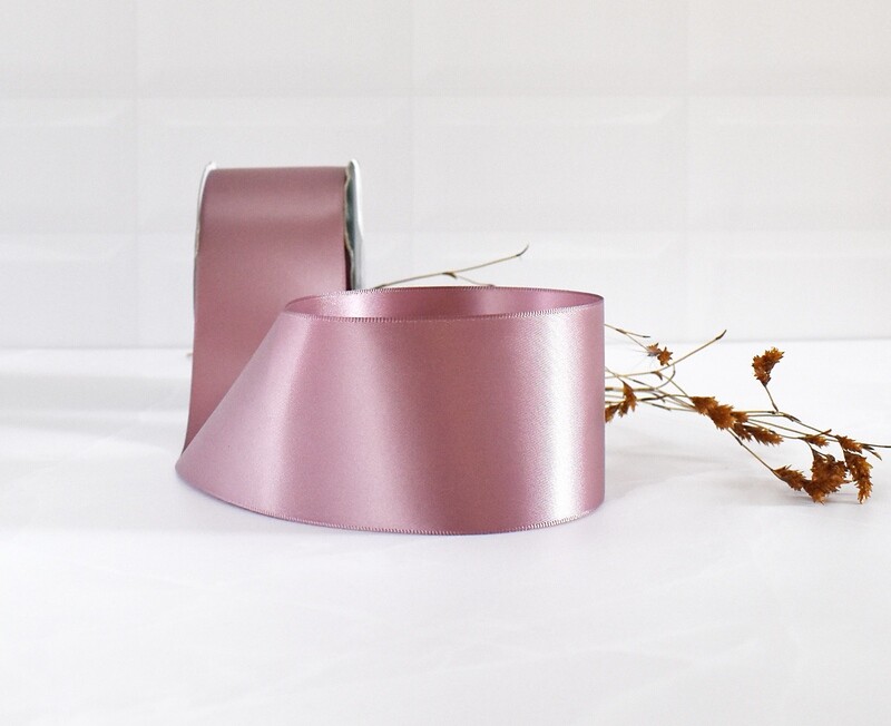 Satin Ribbon Luxury Stone 60 mm x 30 m (double faced)