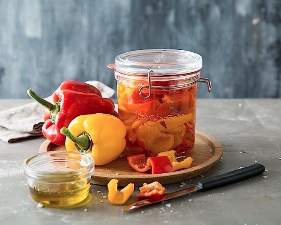 Luigi Bormioli Lock-Eat Food Jar with lid 1L