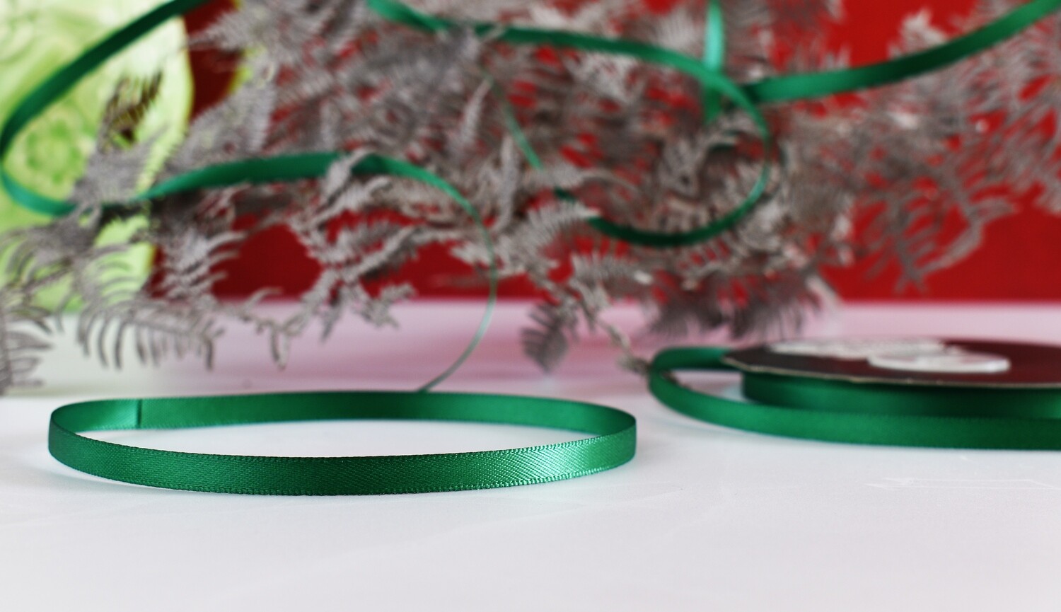 Satin Ribbon Luxury Hunter 6 mm x 30 m