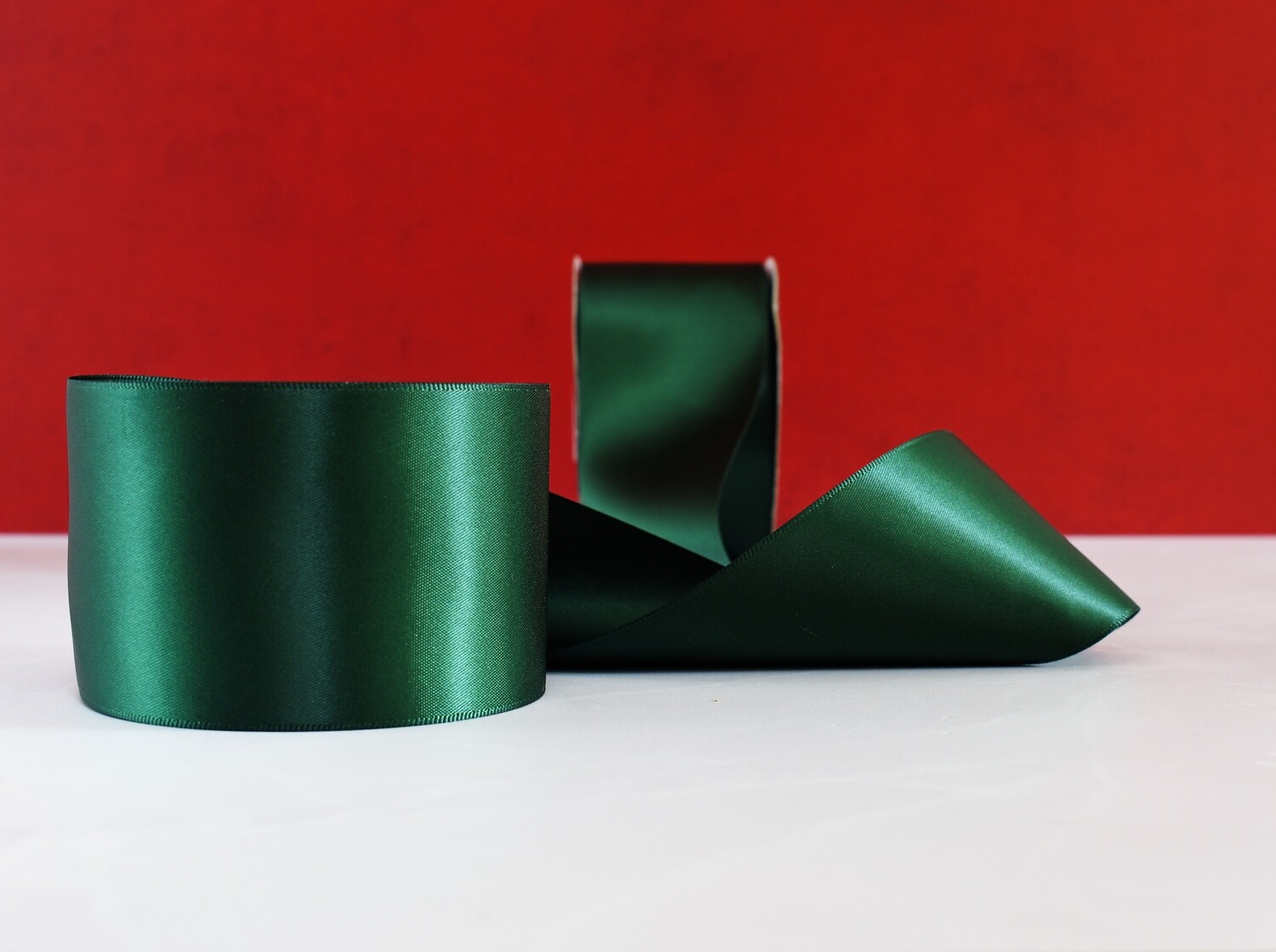 Satin Ribbon Luxury Hunter 60 mm x 30 m