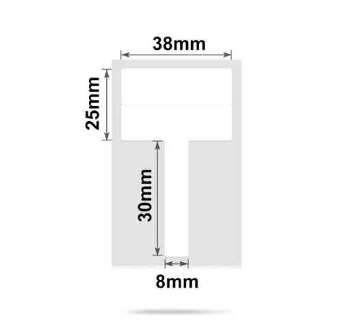 Niimbot B21/B3s - 38*55MM -100 Jewellery White Thermal Label
