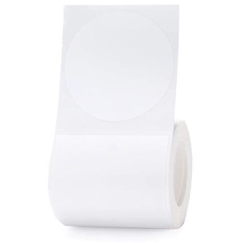 Niimbot B21/B3s - 50*50MM - 150 Round White Thermal Labels