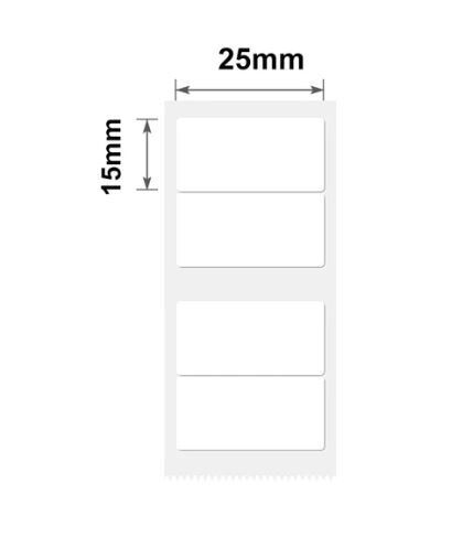 Niimbot B21/B3s - 15*25MM - 460 White Thermal Labels