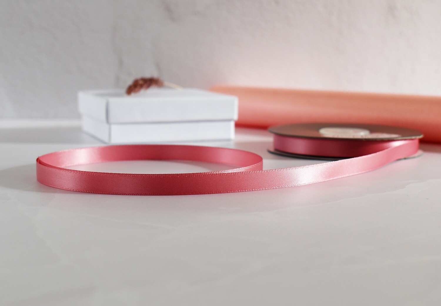 Satin Ribbon Luxury Dusty Pink 10 mm x 30 m (double faced)
