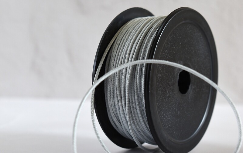 Polyester Cord - 2 mm x 50 m - Light Grey