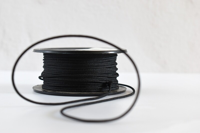 Polyester Cord - 2 mm x 50 m - Black