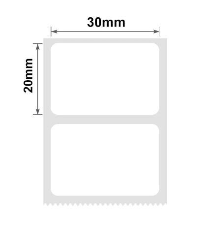 Niimbot B21/B3s - 20*30MM - 320 White Thermal Labels