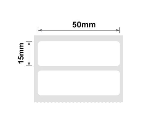 Niimbot B21/B3s - 15*50MM/2 - 460 White Thermal Labels