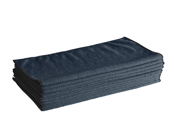 Cloth Microfibre Woven Black 38 x 38cm 200gsm (each)