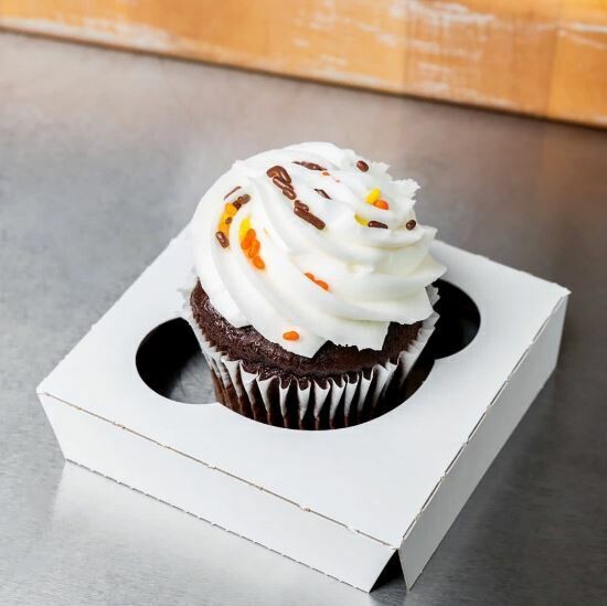 CupCake Single Box Insert White (Qty 100)
