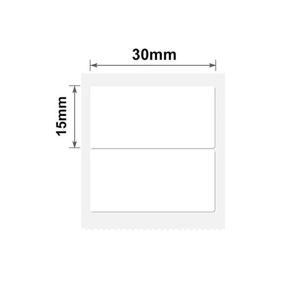 Niimbot B21/B3s - 15*30MM/2 - 460 White Thermal Labels