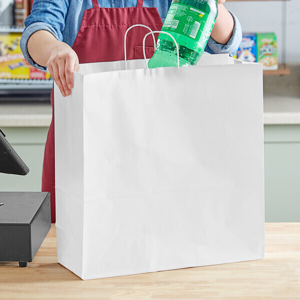 Paper Bags Twist Handle Superking White (25)