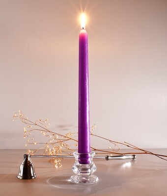 Dinner Candle Taper 2.2 x 25 cm ±9hrs Burn - Lilac (ea)