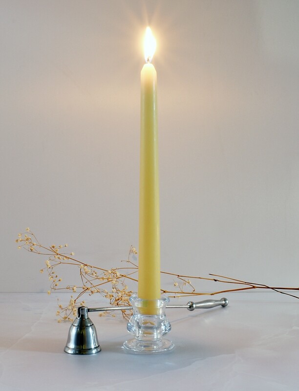Dinner Candle Taper 2.2 x 25 cm ±9hrs Burn - Peach (ea)
